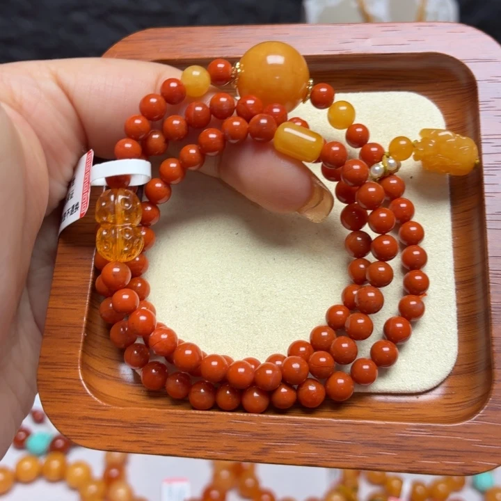 蜜蜡未镶嵌手链手串