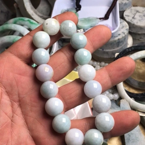 翡翠散珠天然翡翠