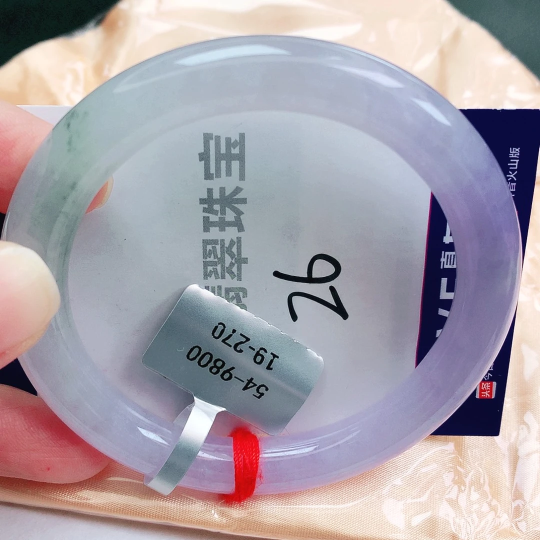 翡翠未镶嵌手镯缅甸天然A货翡翠手镯