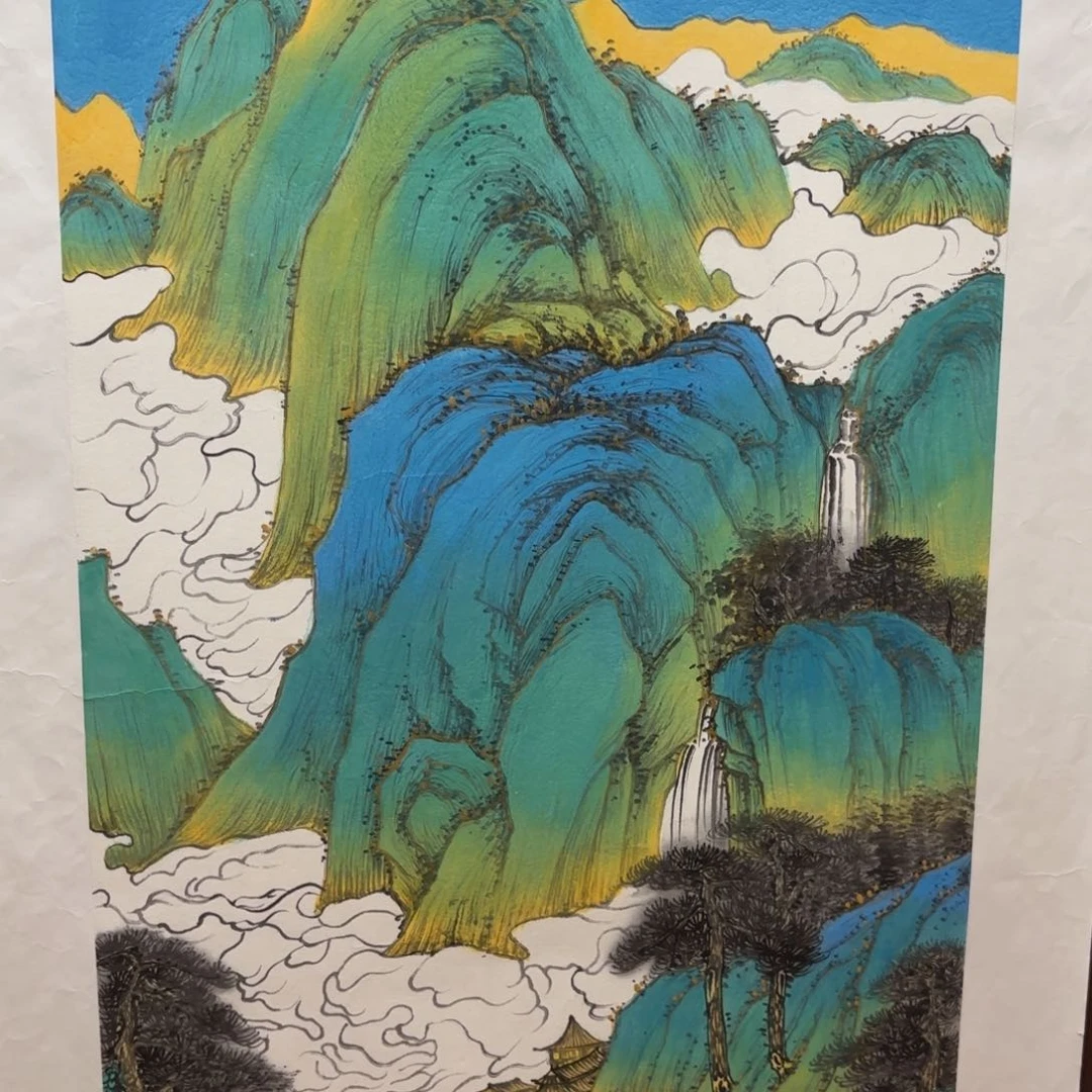 国画国画陆远华山水精品手绘