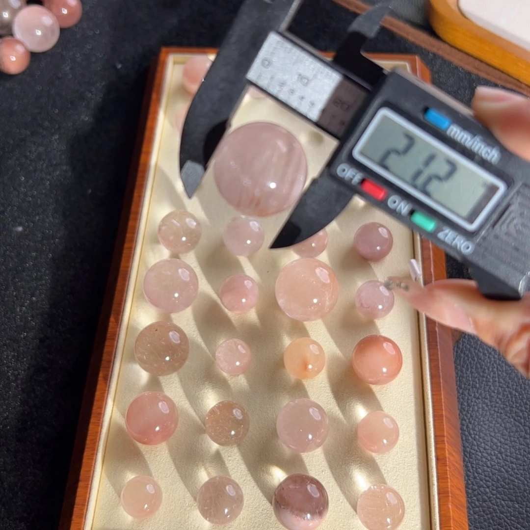 P***e水晶手链未镶嵌21.2m 定制通孔不退不换