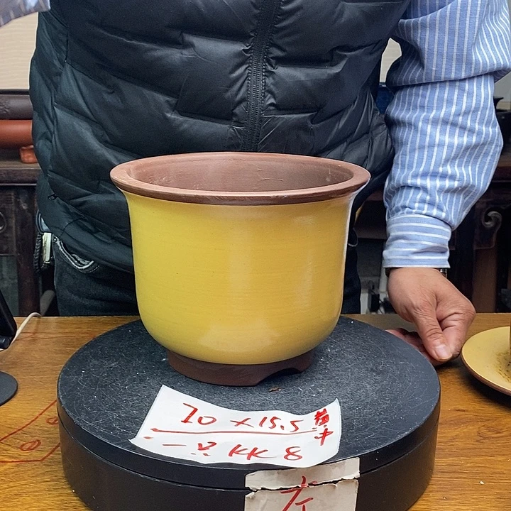 紫砂花盆货号一只KK8