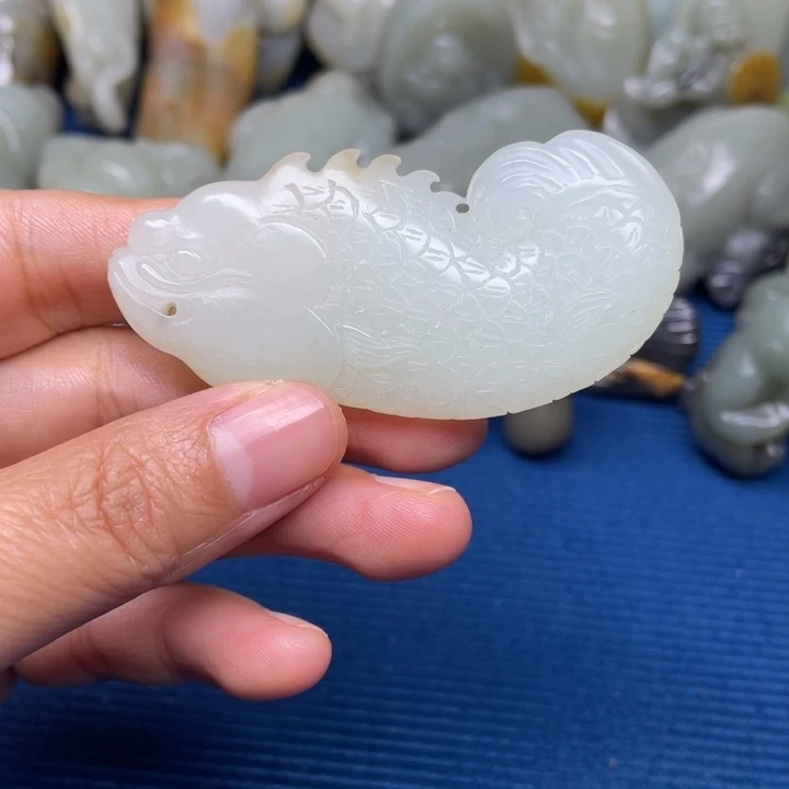 颈饰未镶嵌和田玉@***暢