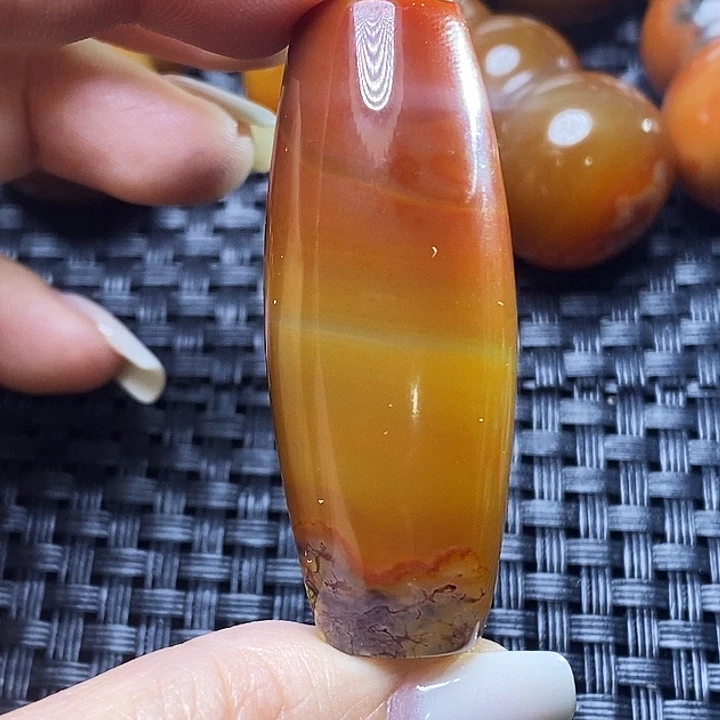 蒹***苍玛瑙/玉髓未镶嵌颈饰