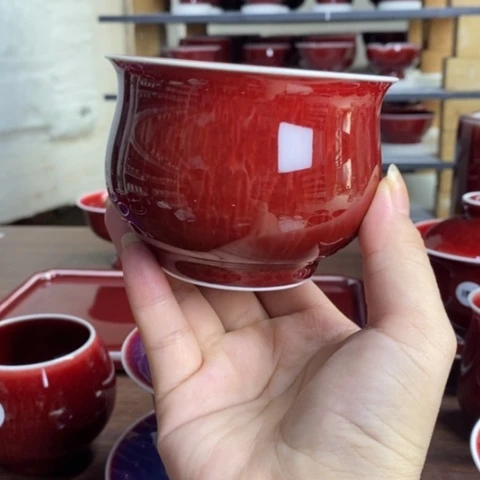 【闪购商品】景德镇名陶坊原矿郎红