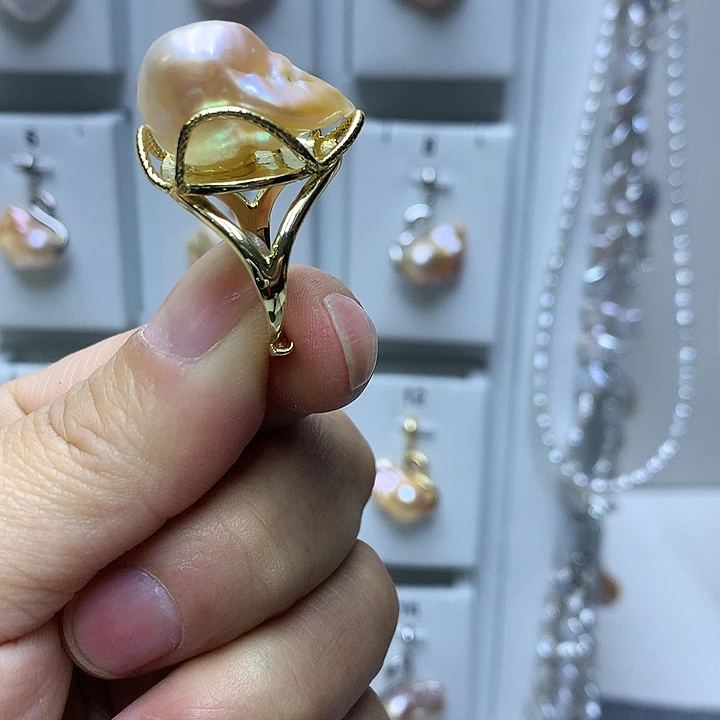 淡水珍珠巴洛克未镶嵌