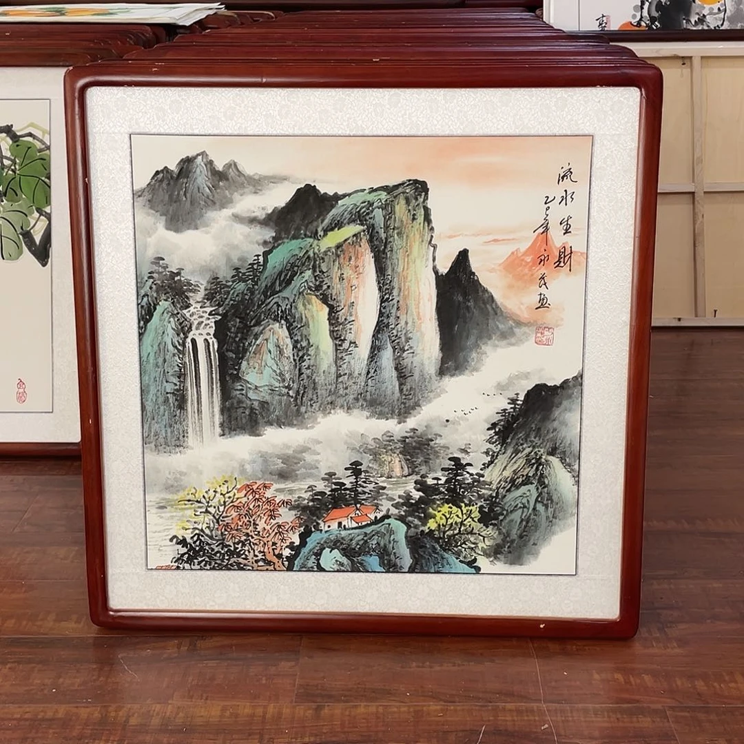 国画带框尺寸63*63厘米