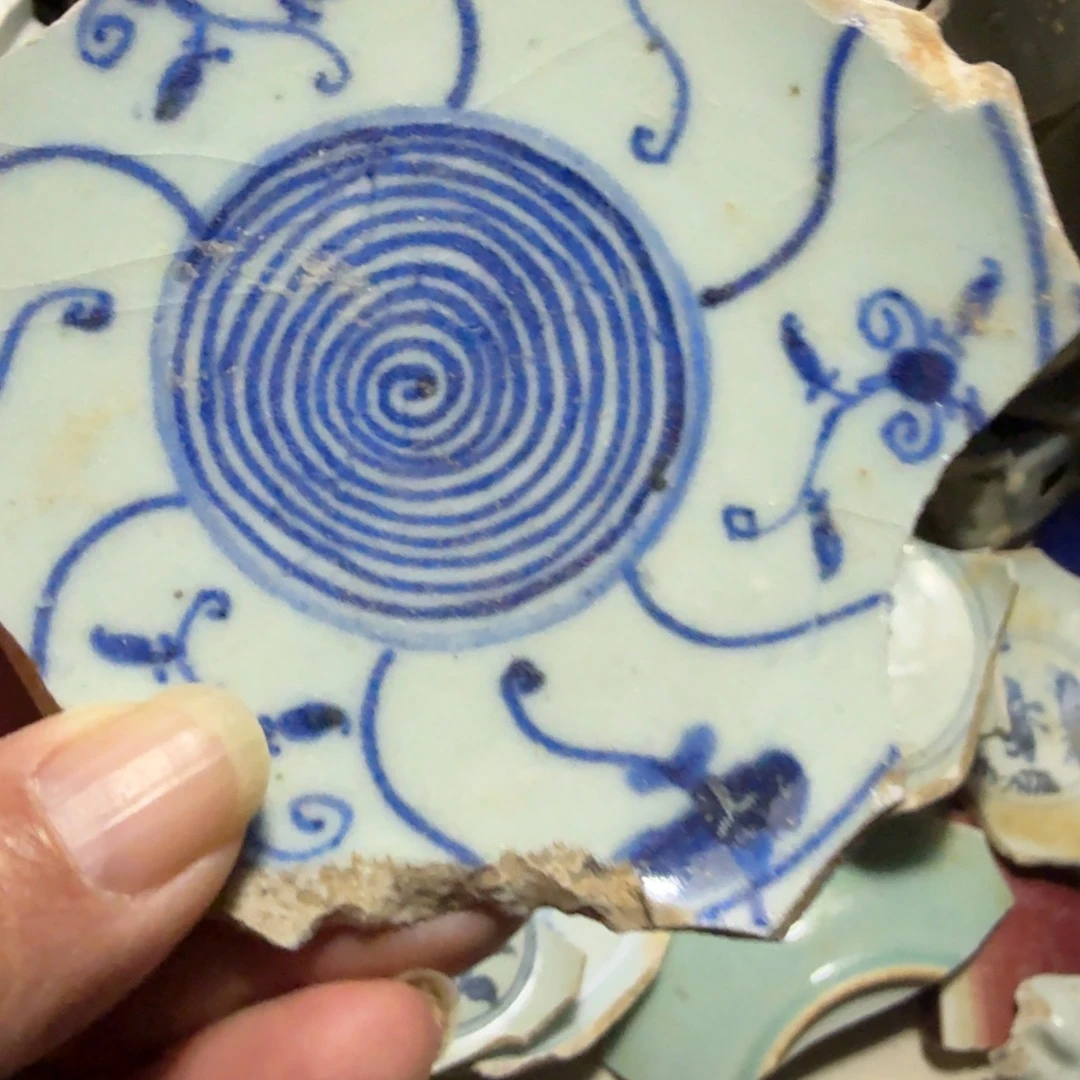 瓷片景德镇陶瓷碎片片