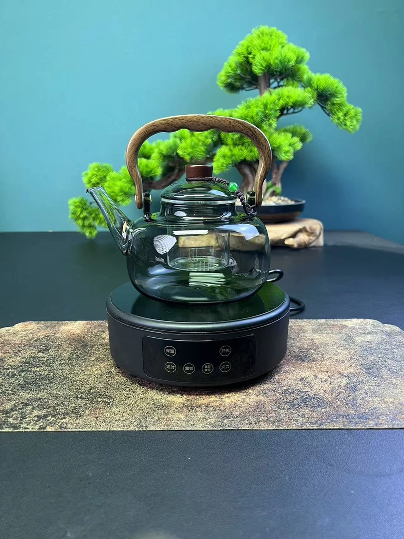 横硕1500W+拱梁壶6件套家用多功能烧水煮茶泡茶茶具套装