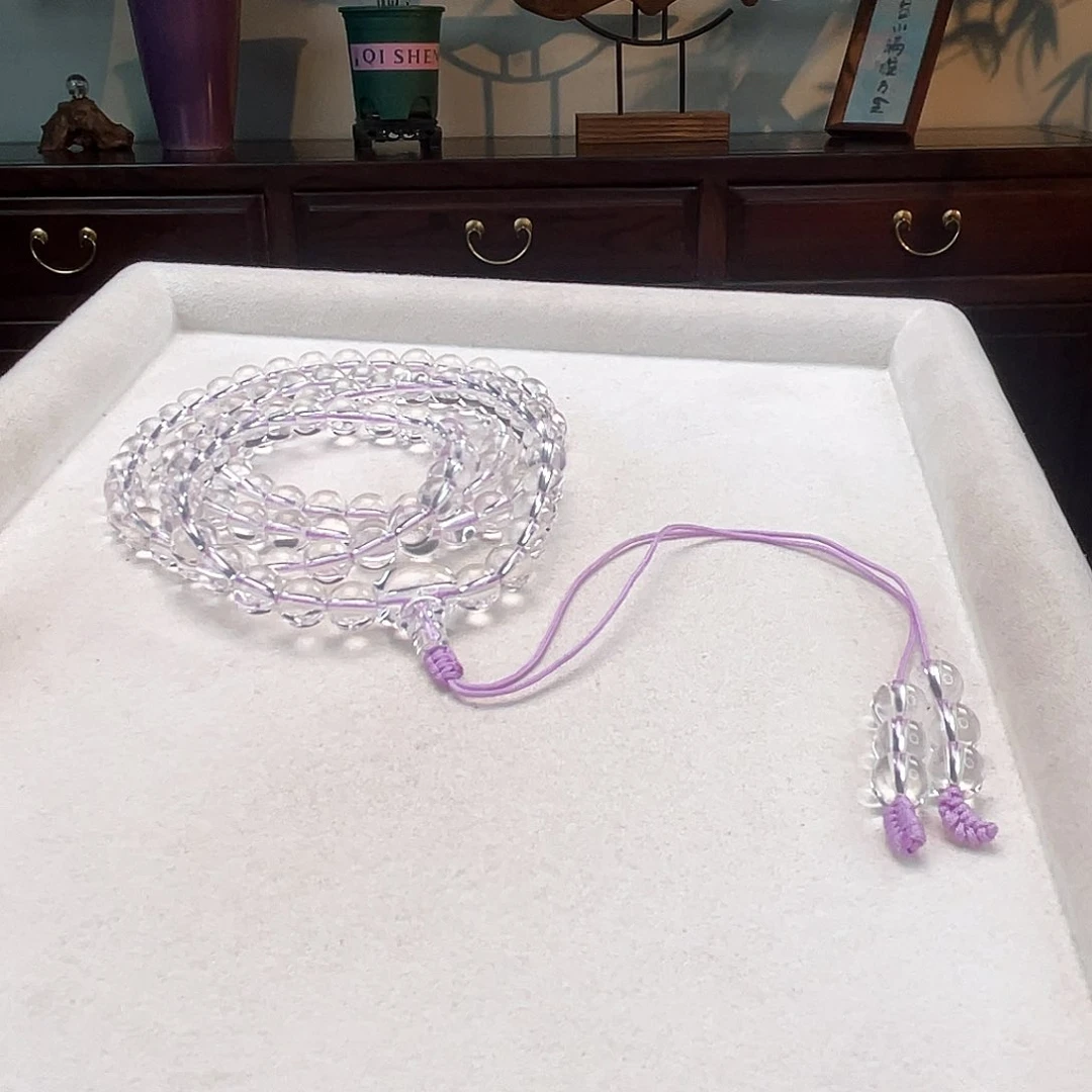 未镶嵌颈饰水晶水晶108子