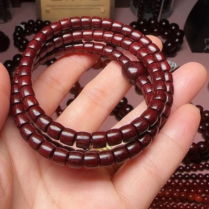 小叶紫檀手串/手链直切5/6/108