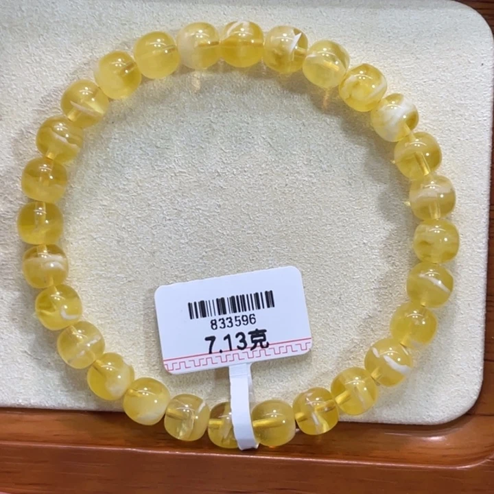 手链琥珀未镶嵌蜜蜡