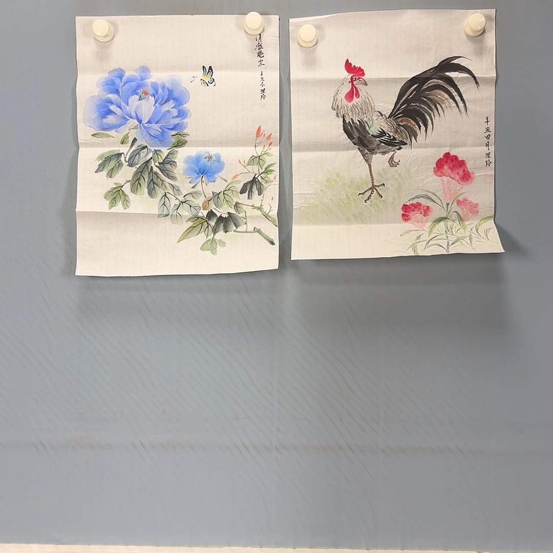 国画275 牡丹一如您的脸颊美丽的