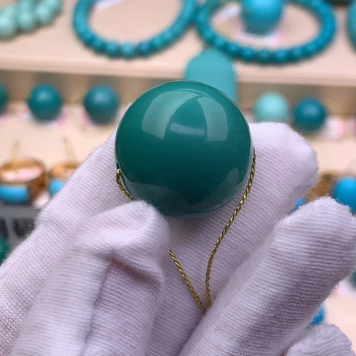 久***0绿松石未镶嵌珠宝奇石23.1