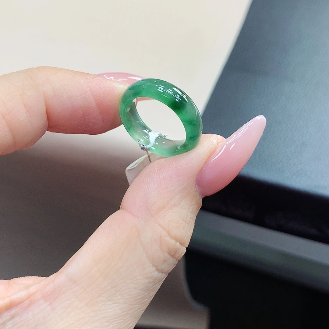 未镶嵌戒圈翡翠6号