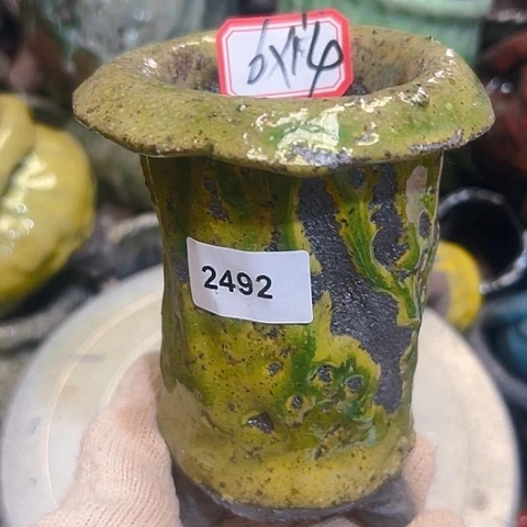 粗陶花盆手工花盆制作