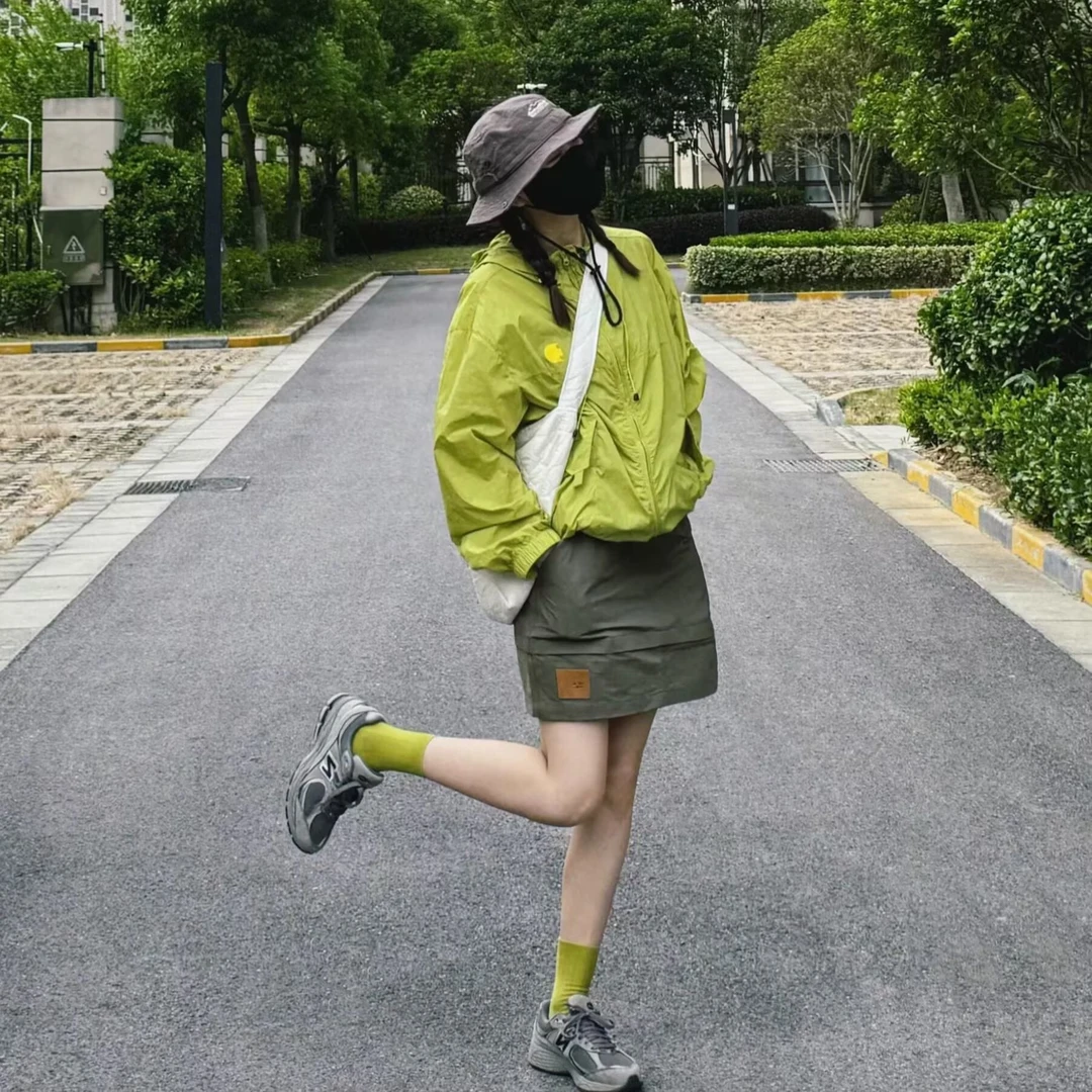 原野户外山系防晒衣GRASS SPACE UPF50+衣女夏轻薄透气绿色服外套