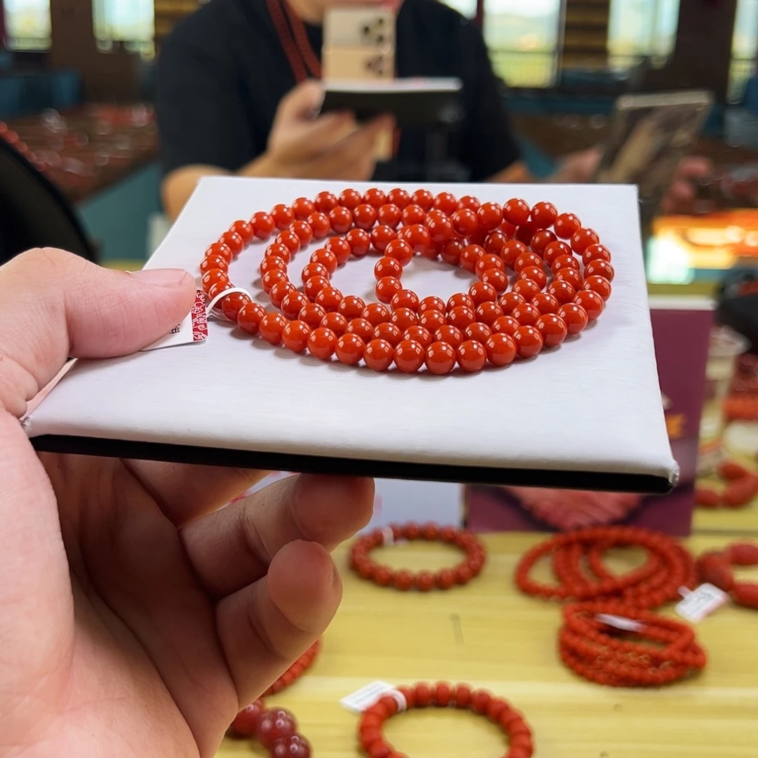 南红玛瑙未镶嵌手链