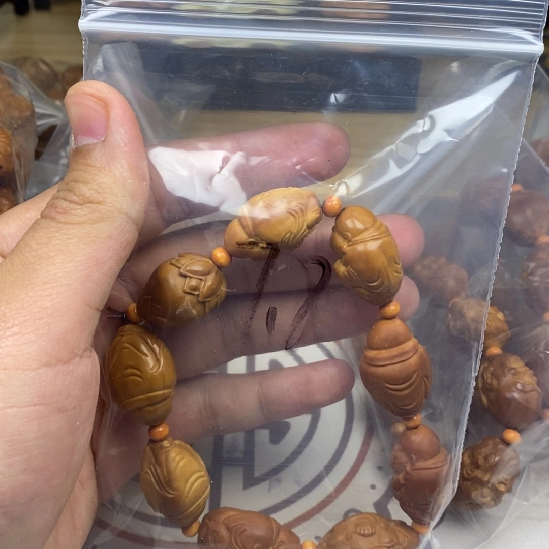 橄榄核手串/手链橄榄核雕刻工艺宇