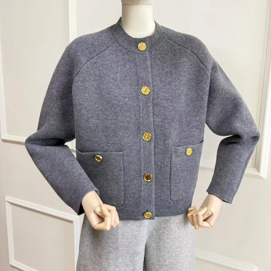 【Latti】简宁-25早春新款可抵一件羊毛大衣的加厚羊绒羊毛针织衫