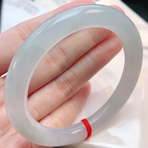 未镶嵌手镯翡翠57圆条882909