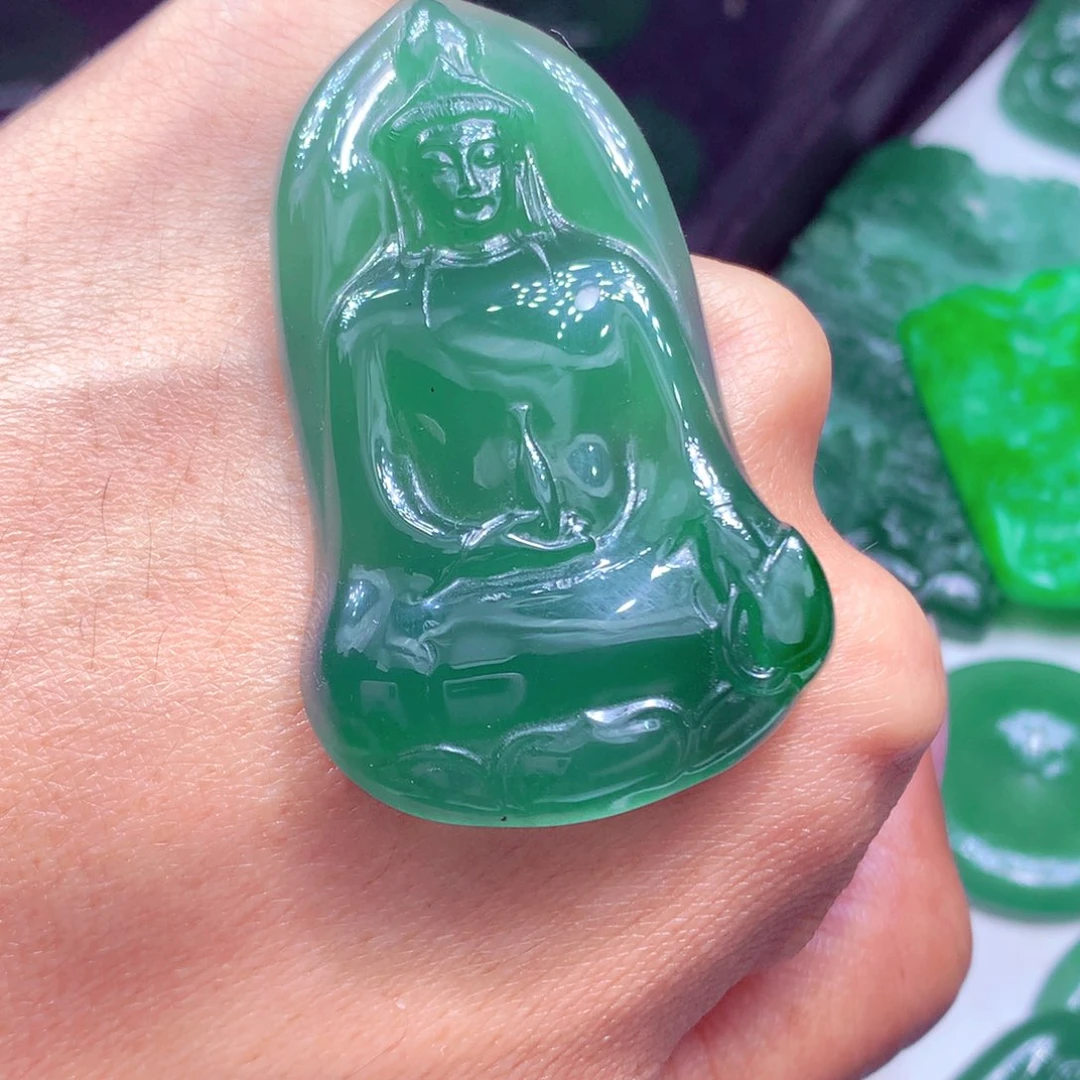 午***光定制翡翠未镶嵌天然