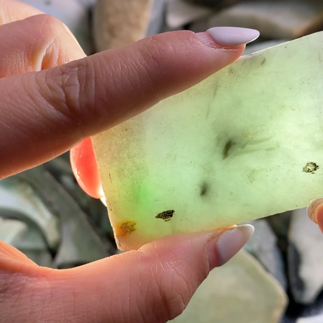 颈饰未镶嵌翡翠天然翡翠