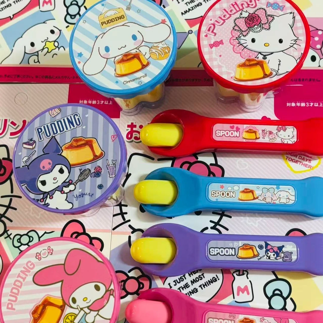 2025新款hellokitty布丁蛋糕喂养过家家套装礼物玩具喂食小朋友潮