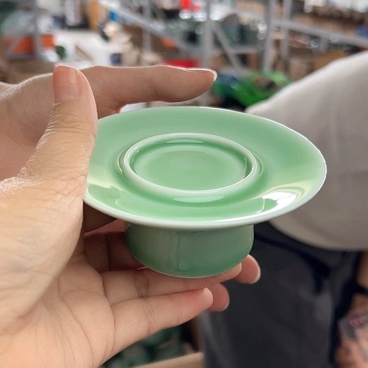 龙泉云间青瓷小米茶器