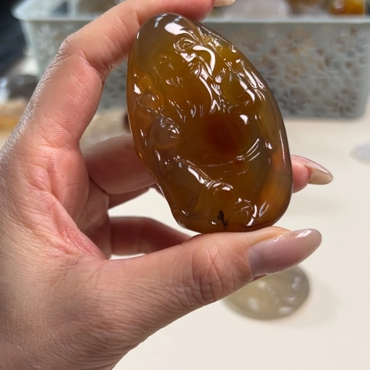 玛瑙/玉髓吊坠(不含链)未镶嵌