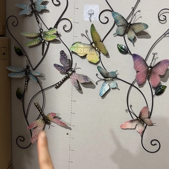 瓷片样品样品哟样品哟蝴蝶 蜻蜓墙挂