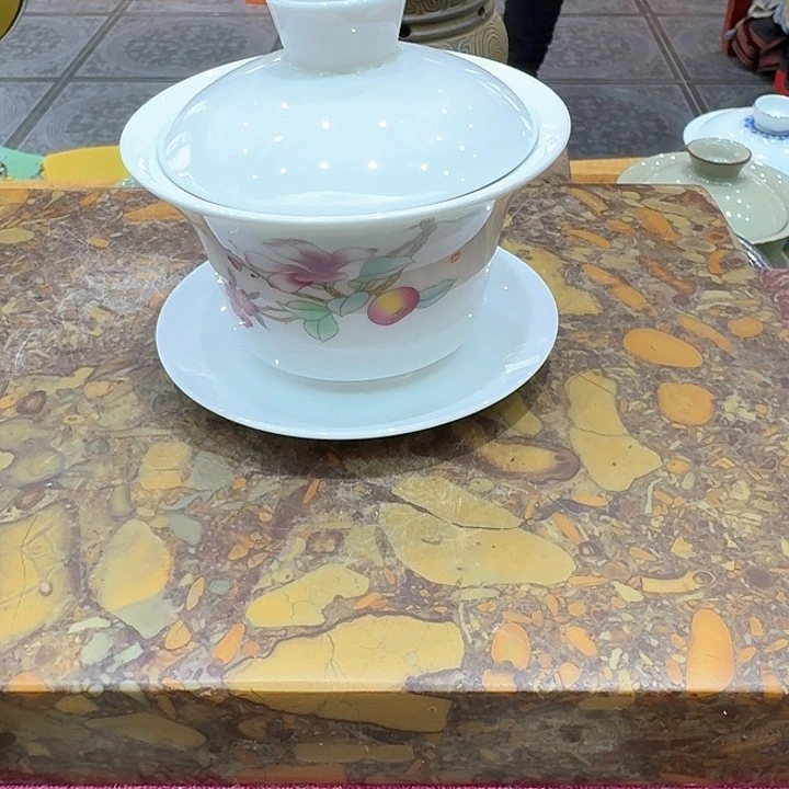 骨瓷盖碗一个瓷。。。