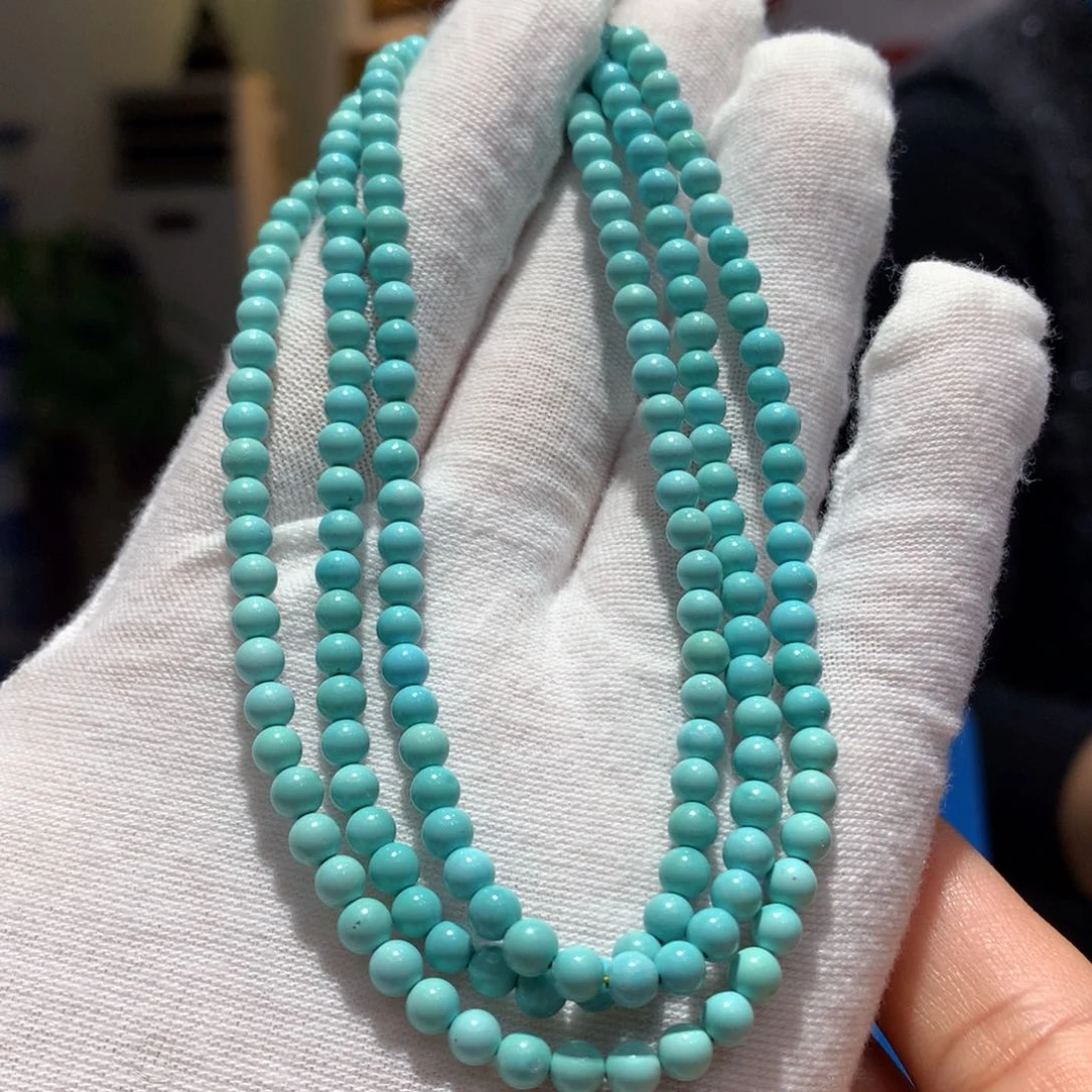 未镶嵌绿松石长链