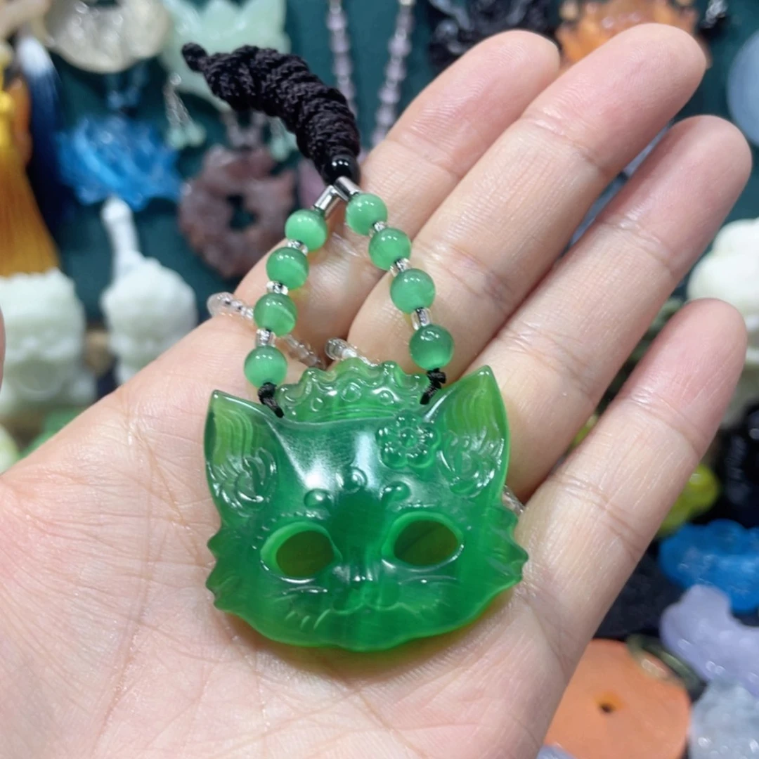 【闪购商品】未镶嵌岫玉颈饰35项链