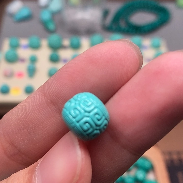 原生态湖北矿散珠配尺寸11