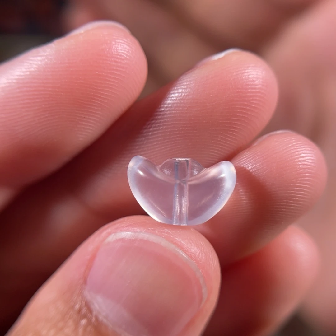 水晶白水晶元宝6.9*11.5不退不换未镶嵌