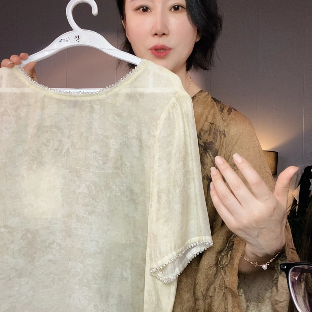 闪4 珠珠上衣备注尺码m-2xl