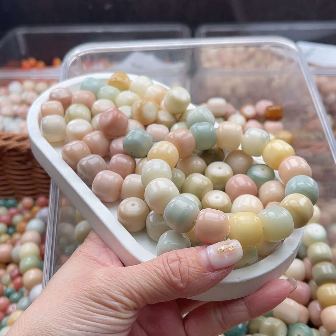 白玉菩提吊坠C/14mm/30+5颗