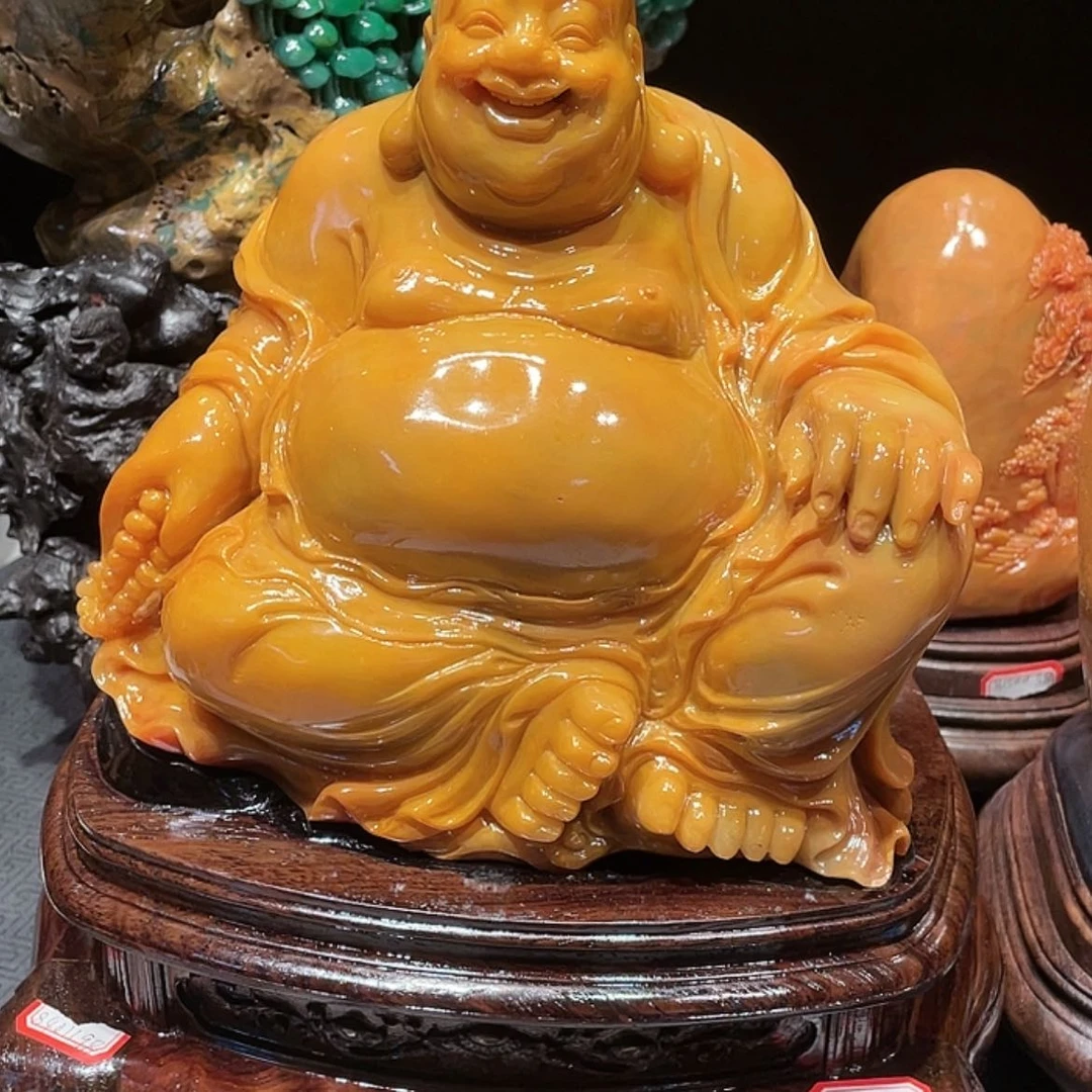【闪购商品】寿山石三****笑口常开