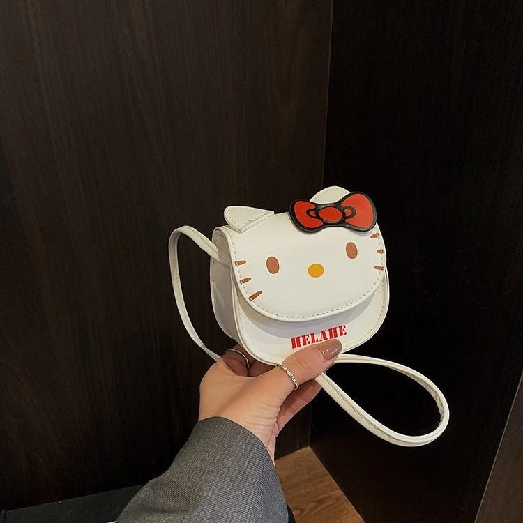 猫咪迷你零钱包女凯蒂猫女孩斜挎可爱小包挂件耳机包