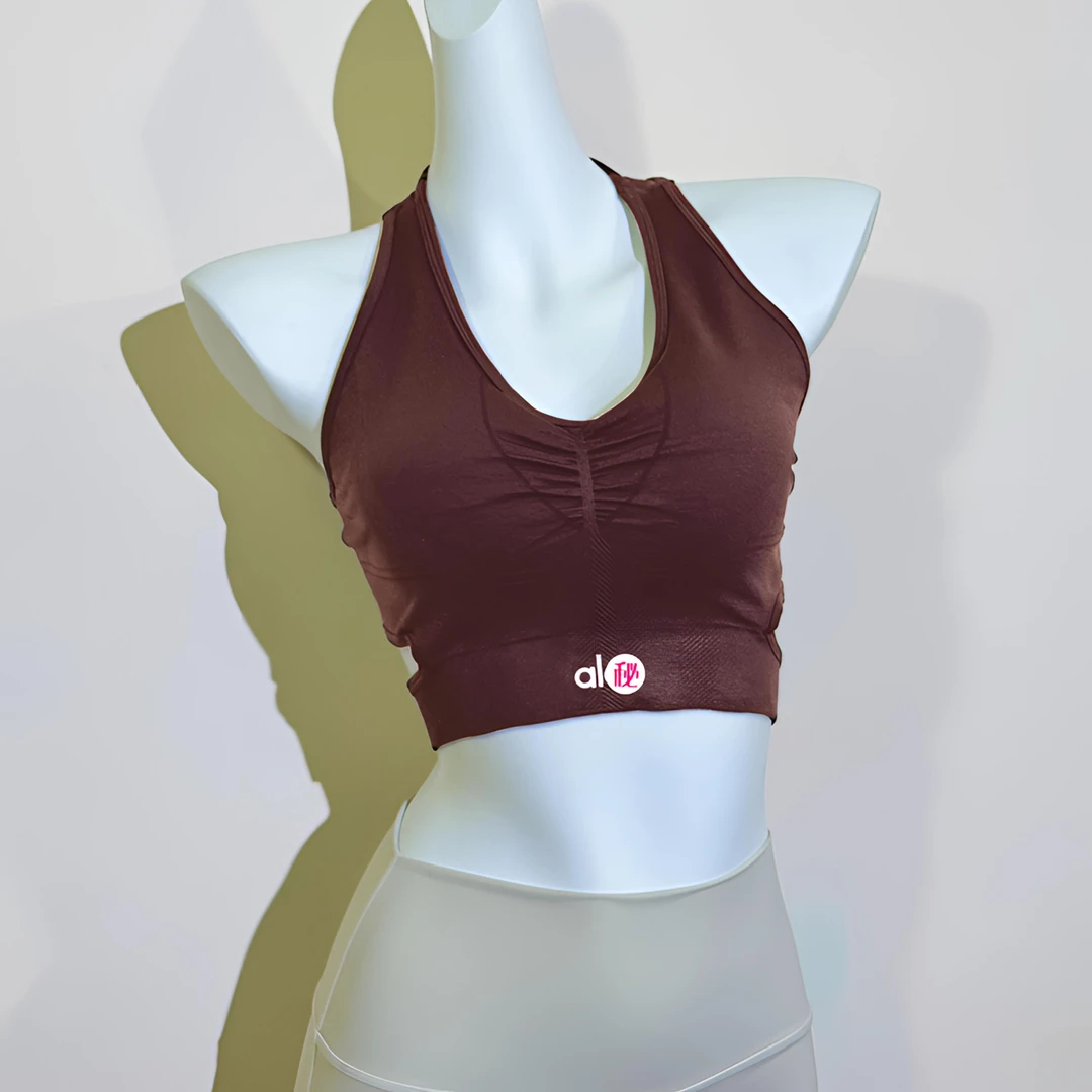 运动聚拢瑜伽显瘦背心透气夏季外穿大码瑜伽背心alo高强度美背