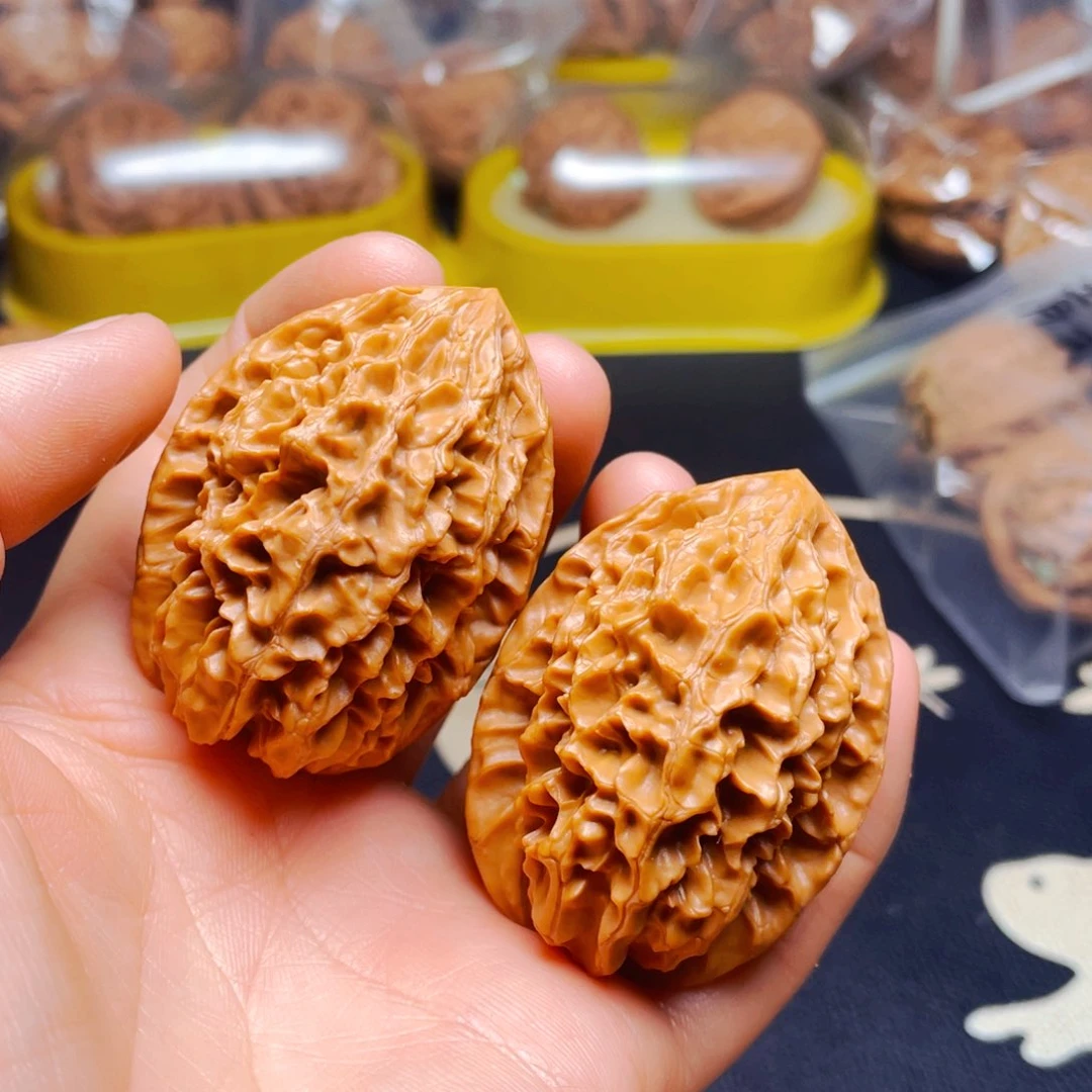 吊坠文玩核桃老鼠一对