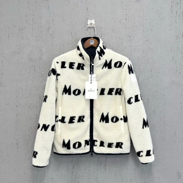99新 MONCLER 蒙口双面尼龙羊羔毛外套m码Z00018