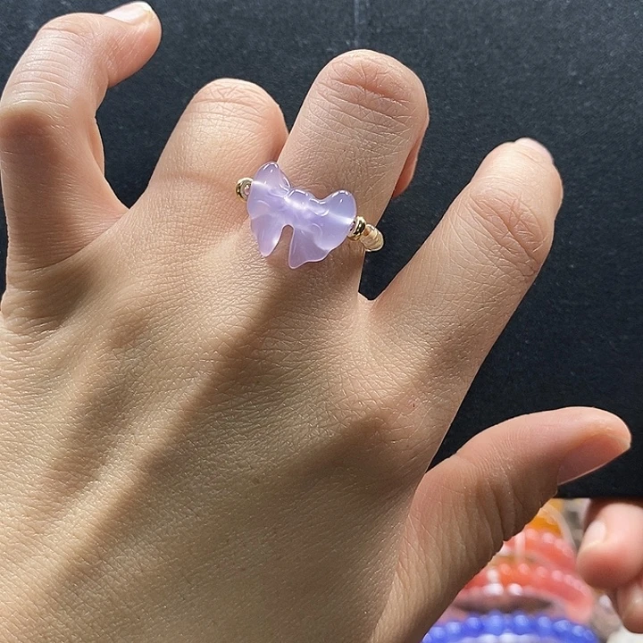 ℋ***࿐玛瑙/玉髓未镶嵌戒指不退换