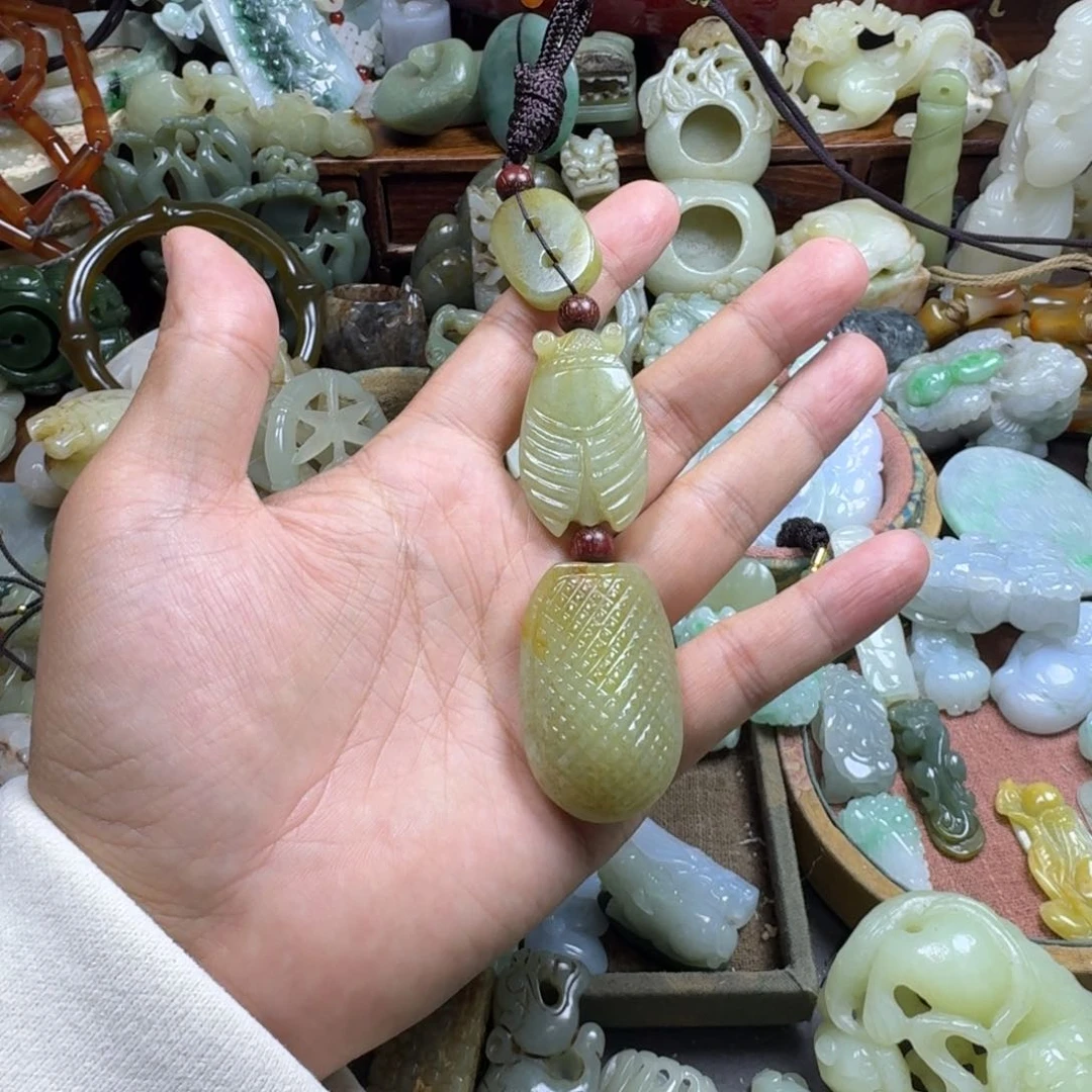 和田玉挂件未镶嵌小*舟