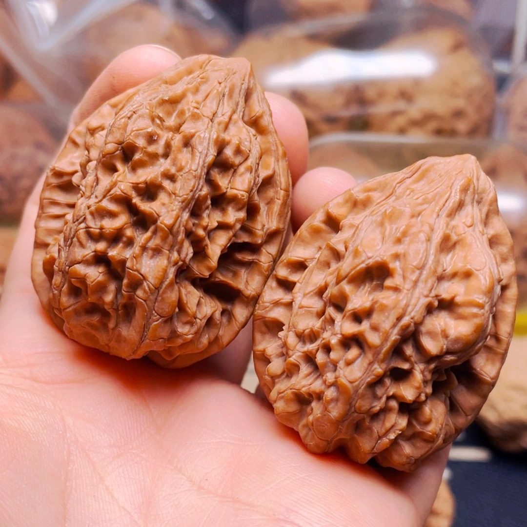 吊坠文玩核桃C****e壁虎一对
