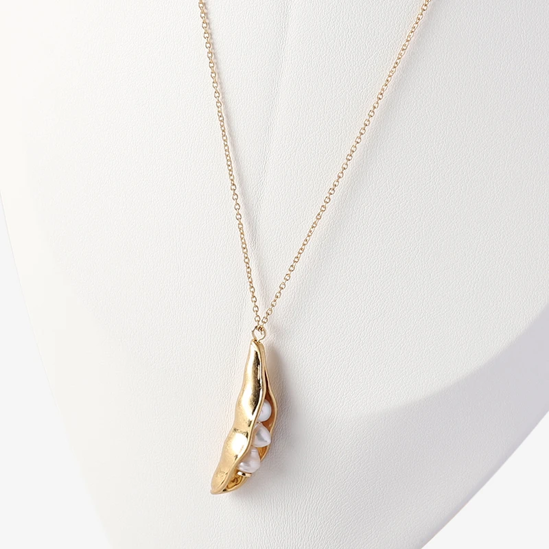 铜合金项链 TBXL24406-时尚气质女士复古小众简约吊坠项链