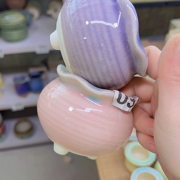 红陶陶瓷花盆当场满12包邮