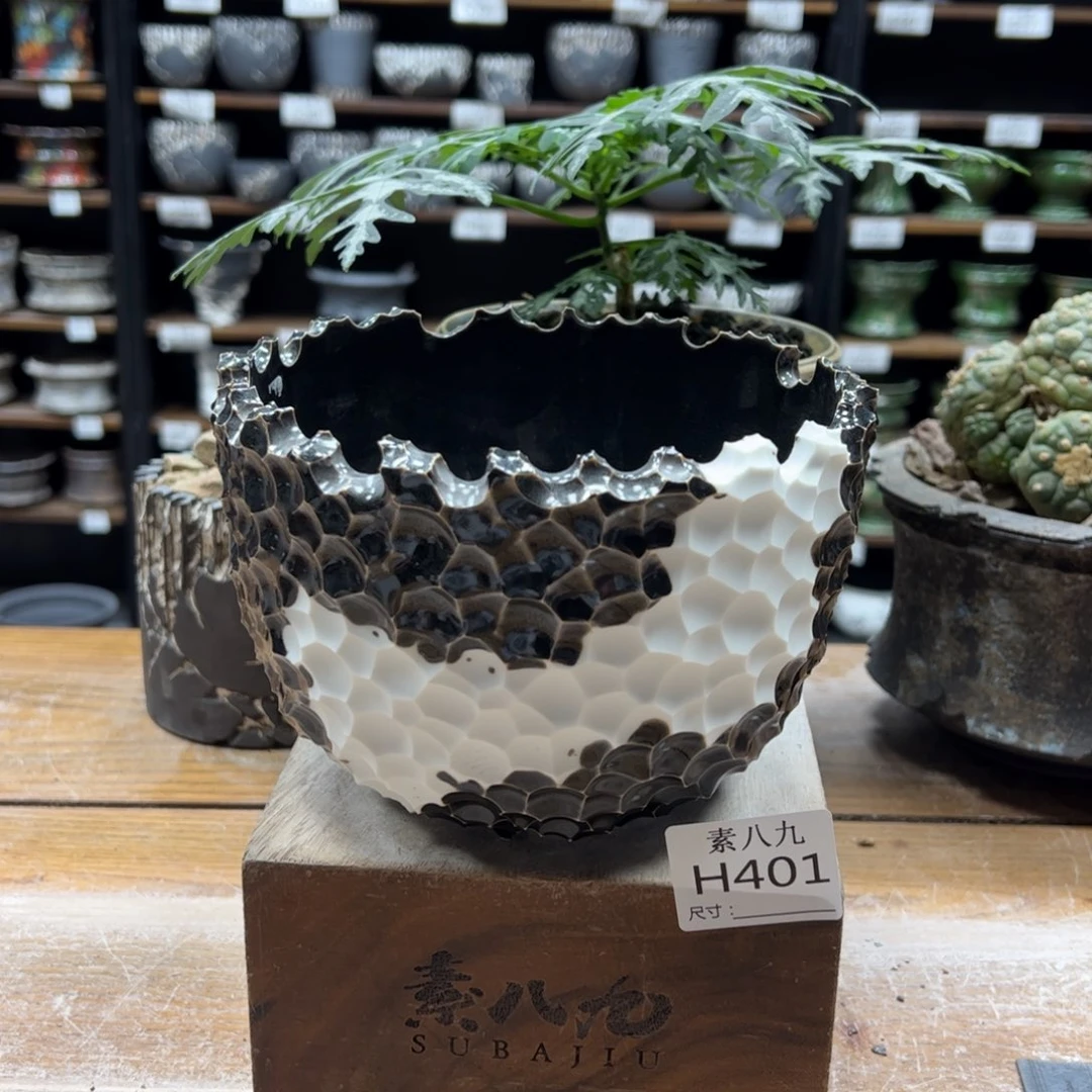 素八九陶瓷内口15高11.5