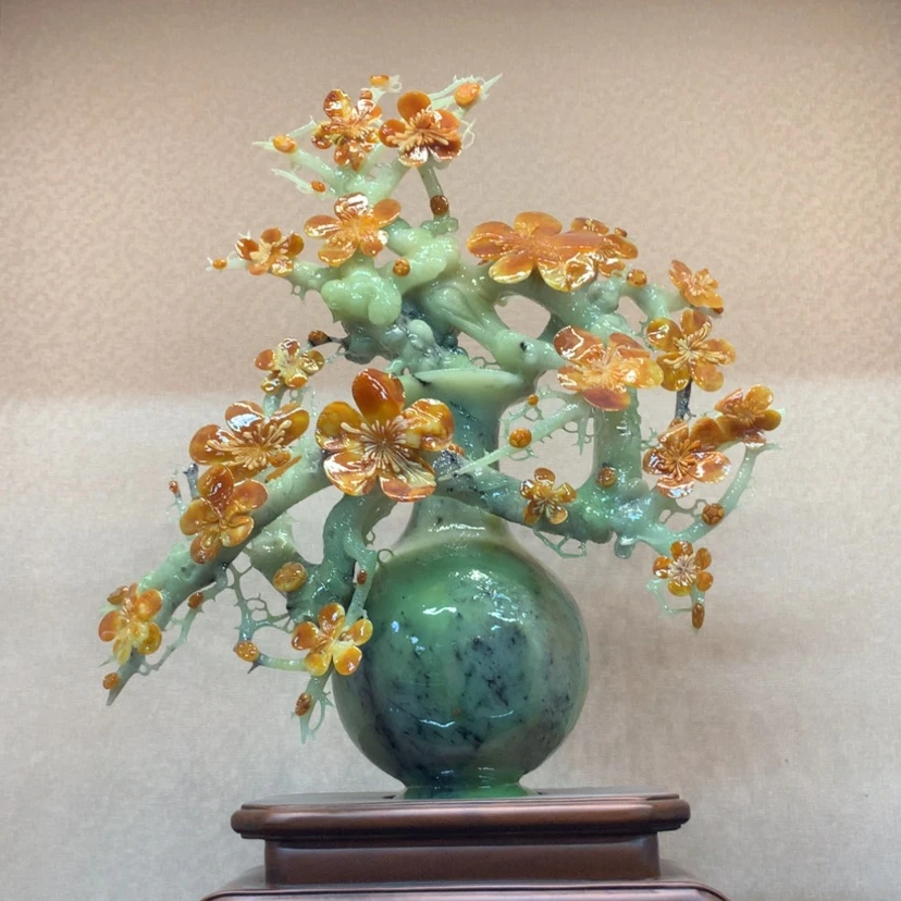 【闪购商品】未镶嵌蛇纹石玉摆件覆膜